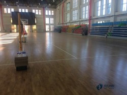 籃球場木地板畫線流程